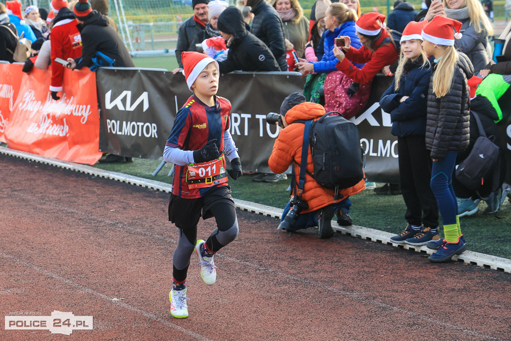 XIII Bieg Mikołajkowy w Policach - biegi najmłodszych