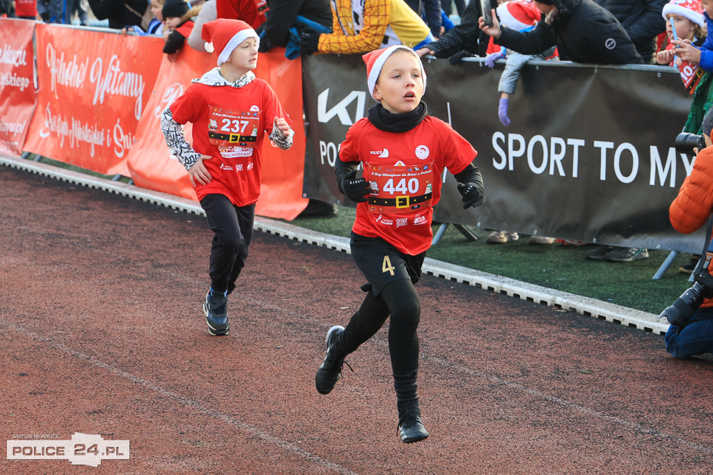 XIII Bieg Mikołajkowy w Policach - biegi najmłodszych