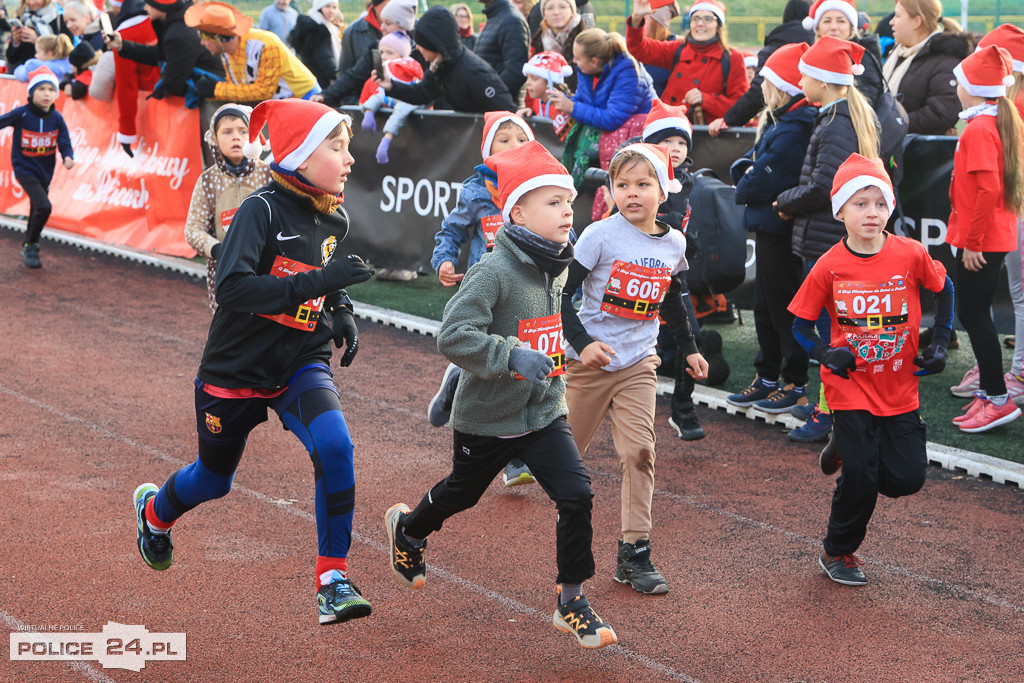 XIII Bieg Mikołajkowy w Policach - biegi najmłodszych