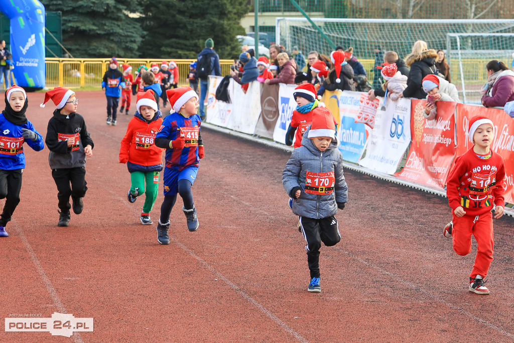 XIII Bieg Mikołajkowy w Policach - biegi najmłodszych