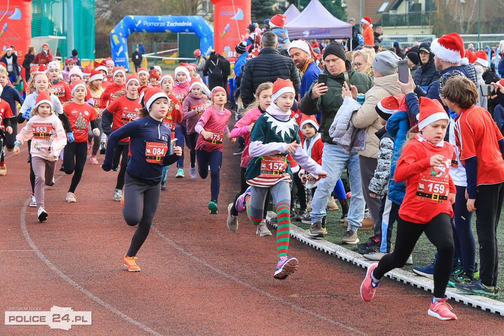 XIII Bieg Mikołajkowy w Policach - biegi najmłodszych