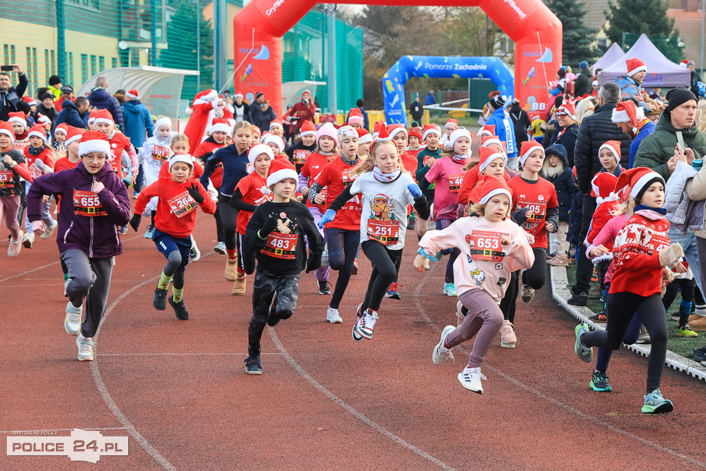 XIII Bieg Mikołajkowy w Policach - biegi najmłodszych
