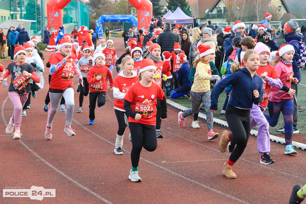 XIII Bieg Mikołajkowy w Policach - biegi najmłodszych