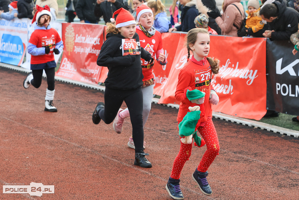 XIII Bieg Mikołajkowy w Policach - biegi najmłodszych