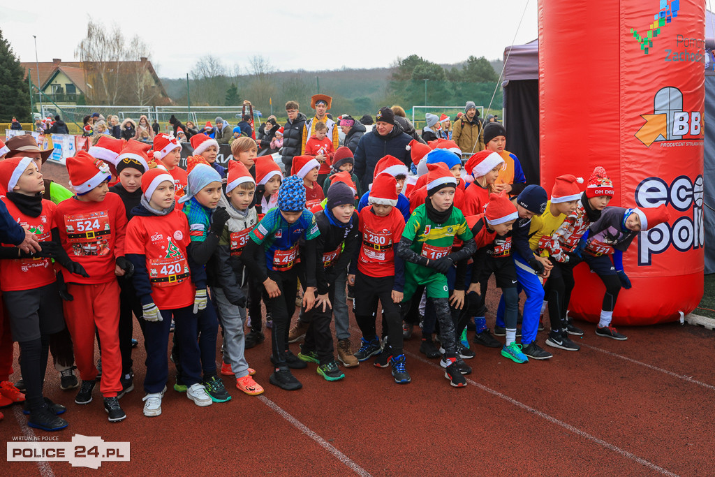 XIII Bieg Mikołajkowy w Policach - biegi najmłodszych