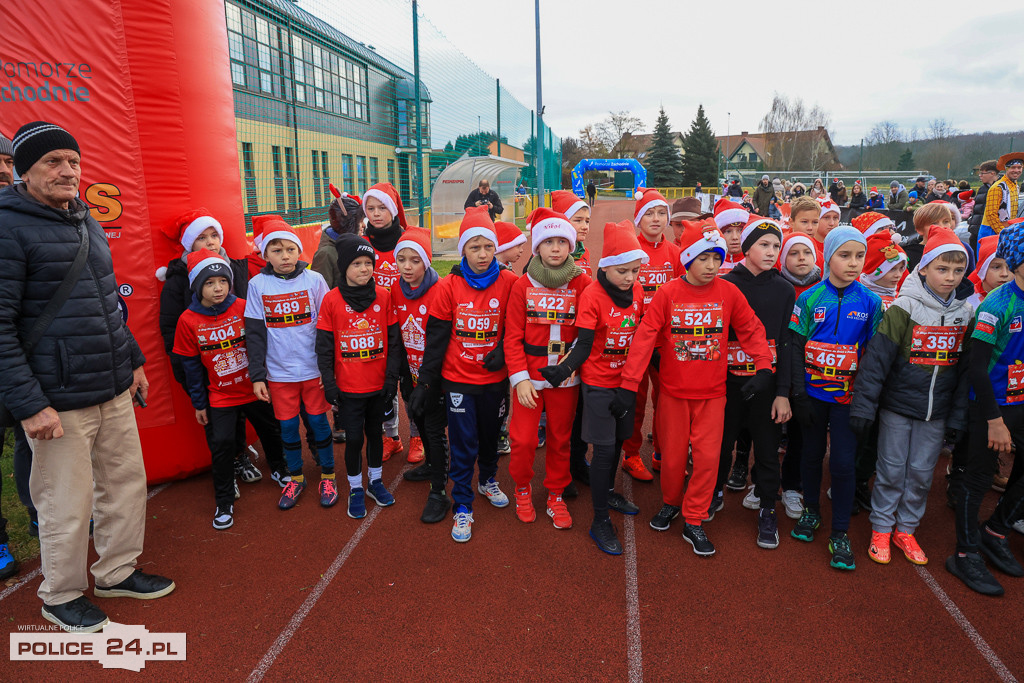 XIII Bieg Mikołajkowy w Policach - biegi najmłodszych