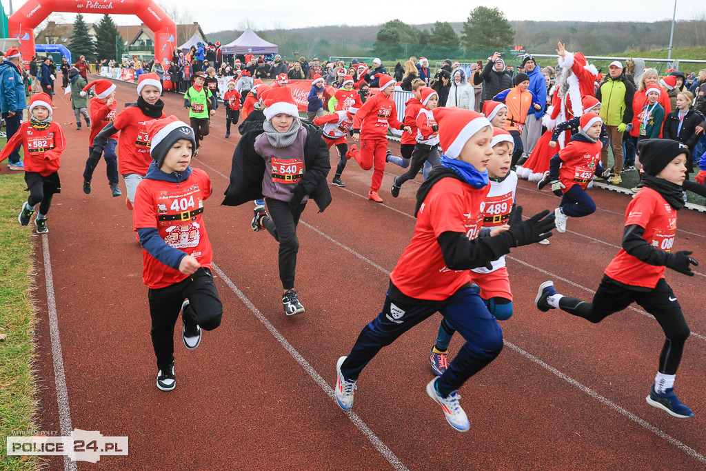 XIII Bieg Mikołajkowy w Policach - biegi najmłodszych
