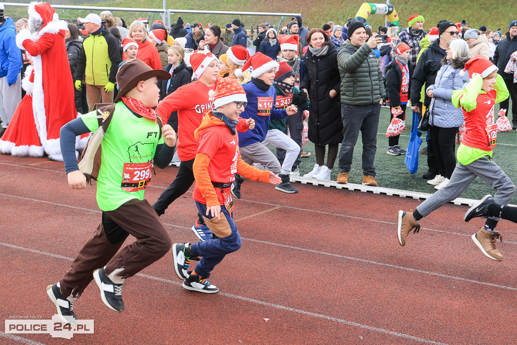 XIII Bieg Mikołajkowy w Policach - biegi najmłodszych