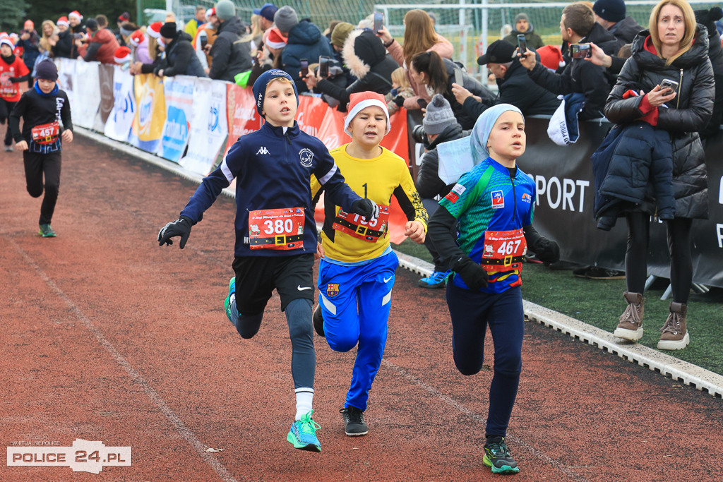 XIII Bieg Mikołajkowy w Policach - biegi najmłodszych