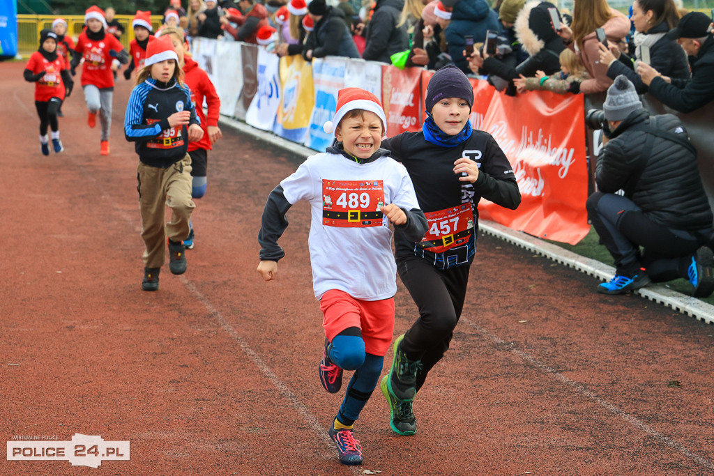 XIII Bieg Mikołajkowy w Policach - biegi najmłodszych