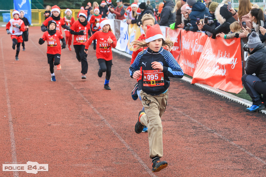 XIII Bieg Mikołajkowy w Policach - biegi najmłodszych