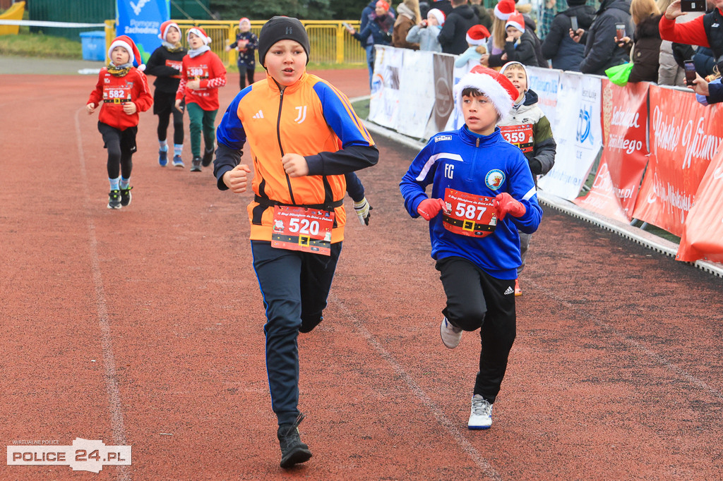 XIII Bieg Mikołajkowy w Policach - biegi najmłodszych