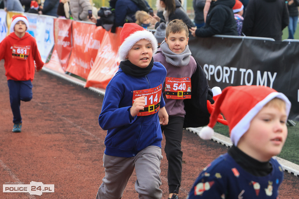 XIII Bieg Mikołajkowy w Policach - biegi najmłodszych