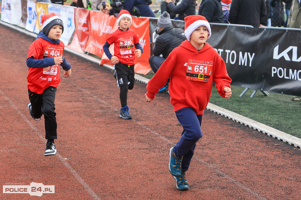 XIII Bieg Mikołajkowy w Policach - biegi najmłodszych