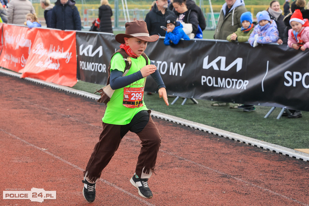 XIII Bieg Mikołajkowy w Policach - biegi najmłodszych
