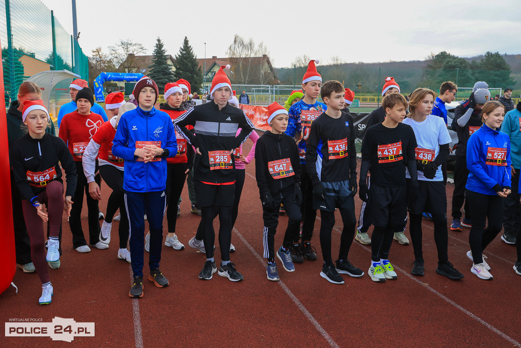 XIII Bieg Mikołajkowy w Policach - biegi najmłodszych