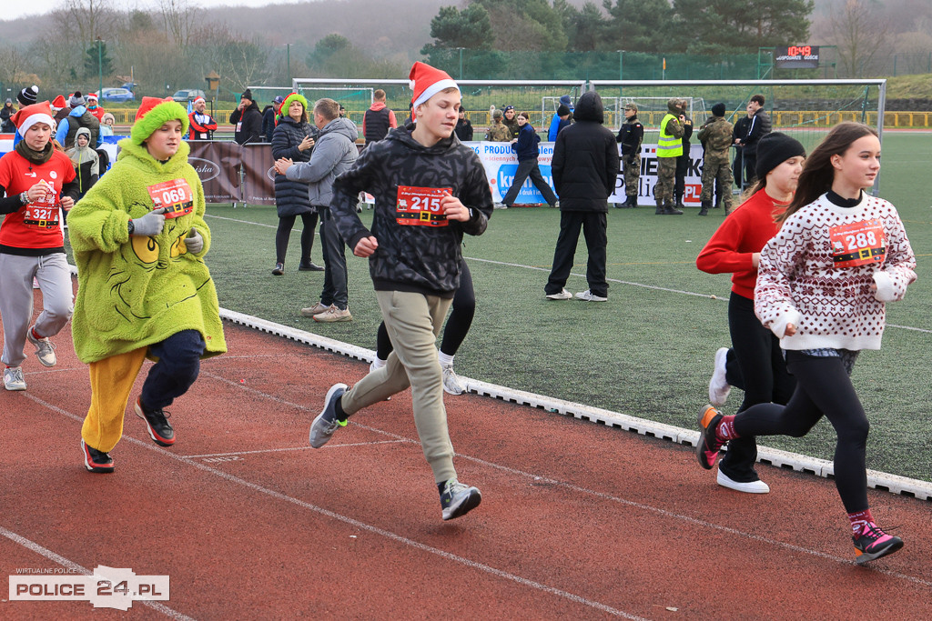 XIII Bieg Mikołajkowy w Policach - biegi najmłodszych