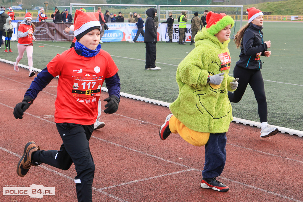 XIII Bieg Mikołajkowy w Policach - biegi najmłodszych