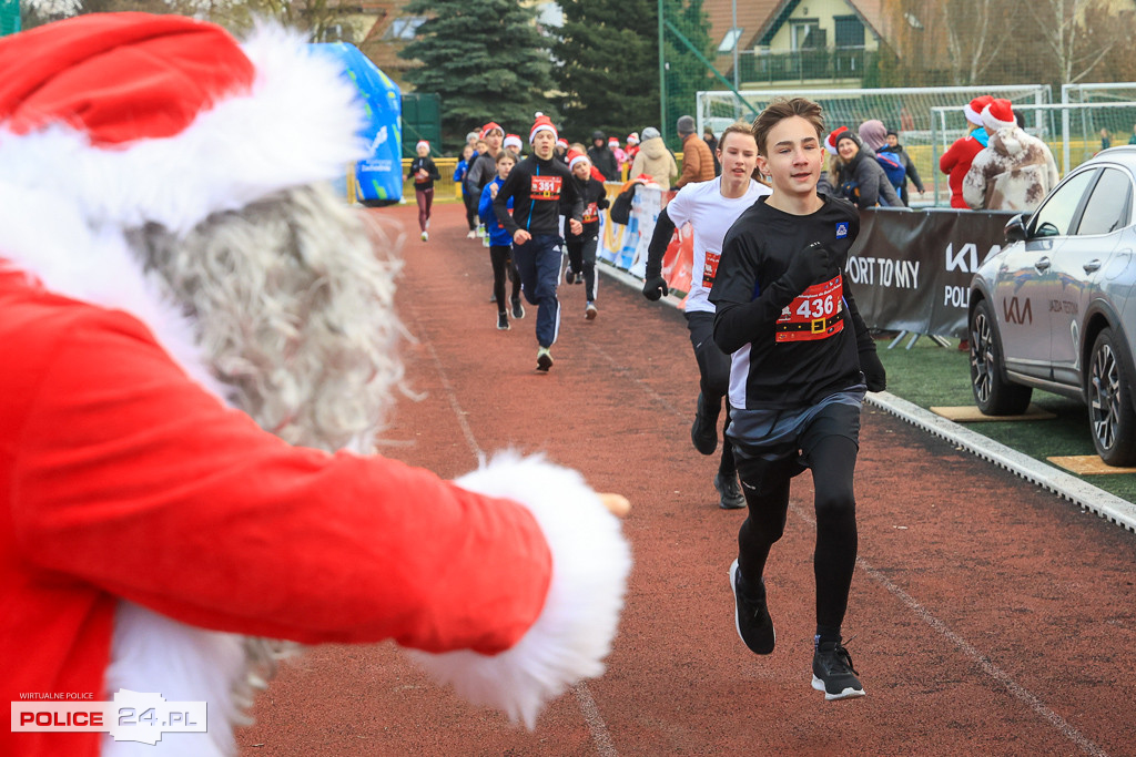 XIII Bieg Mikołajkowy w Policach - biegi najmłodszych