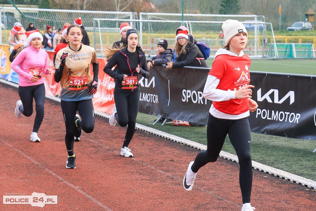 XIII Bieg Mikołajkowy w Policach - biegi najmłodszych