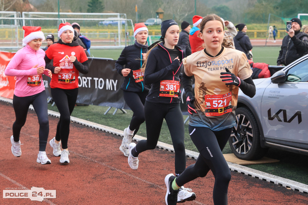 XIII Bieg Mikołajkowy w Policach - biegi najmłodszych