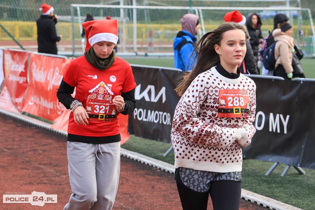 XIII Bieg Mikołajkowy w Policach - biegi najmłodszych