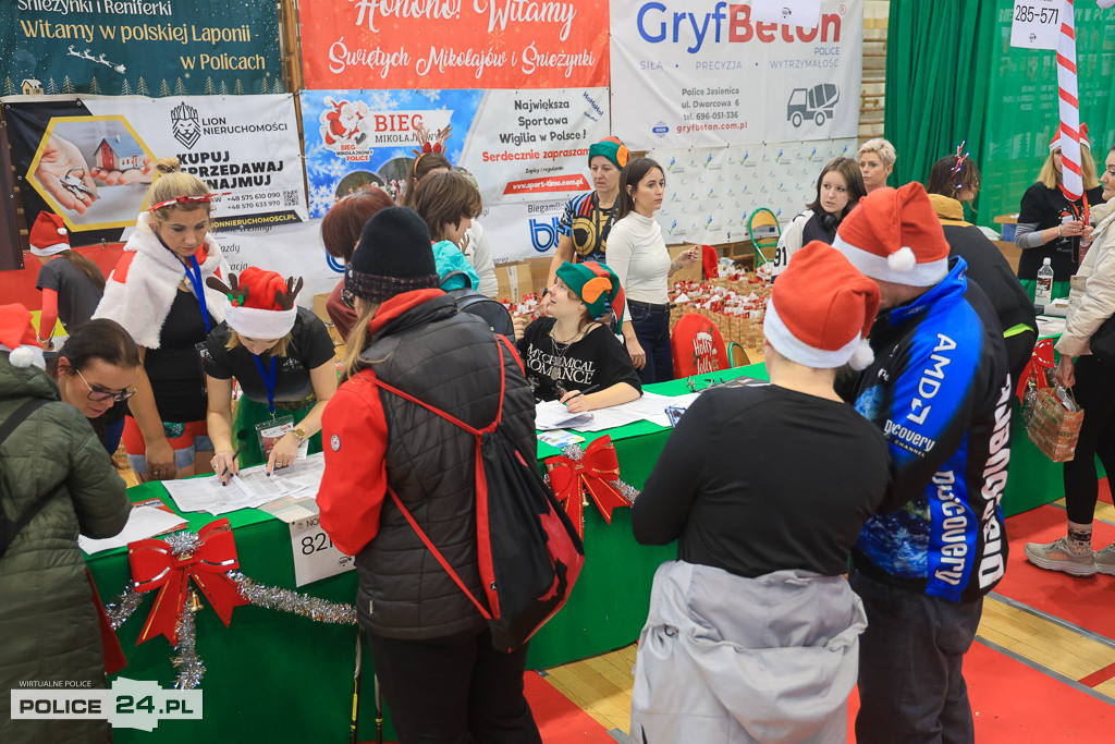 XIII Bieg Mikołajkowy w Policach - biegi najmłodszych