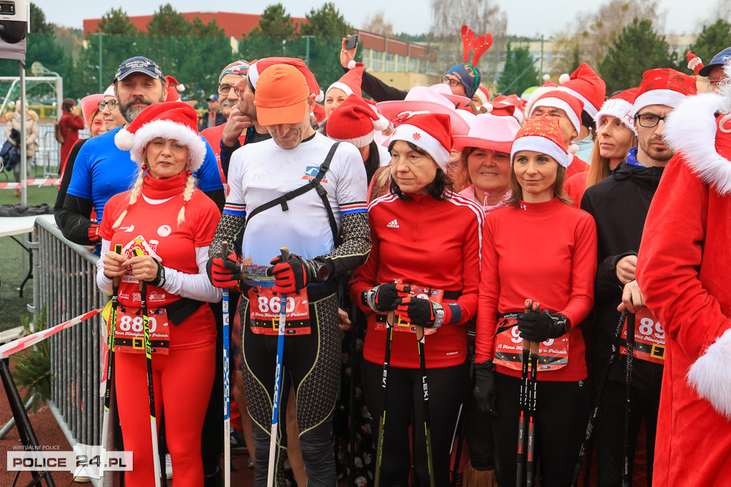 Nordic walking na XIII Biegu Mikołajkowym w Policach