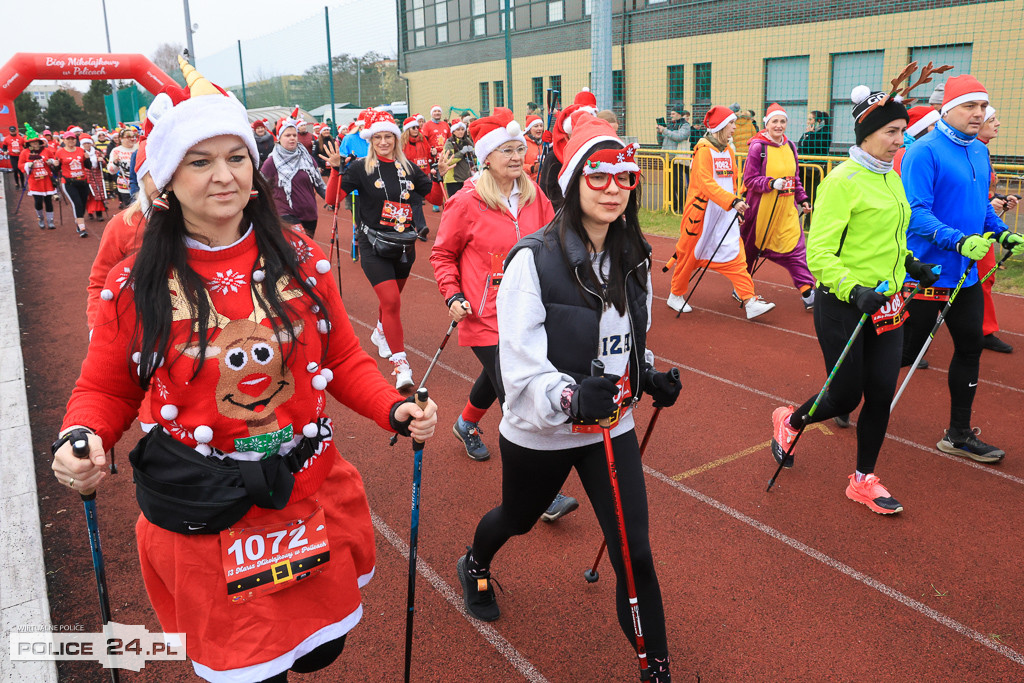 Nordic walking na XIII Biegu Mikołajkowym w Policach