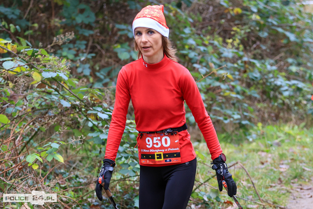 Nordic walking na XIII Biegu Mikołajkowym w Policach