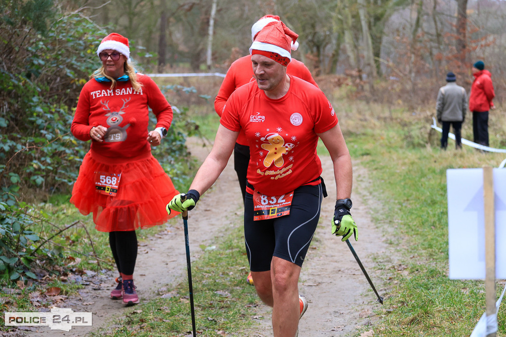 Nordic walking na XIII Biegu Mikołajkowym w Policach