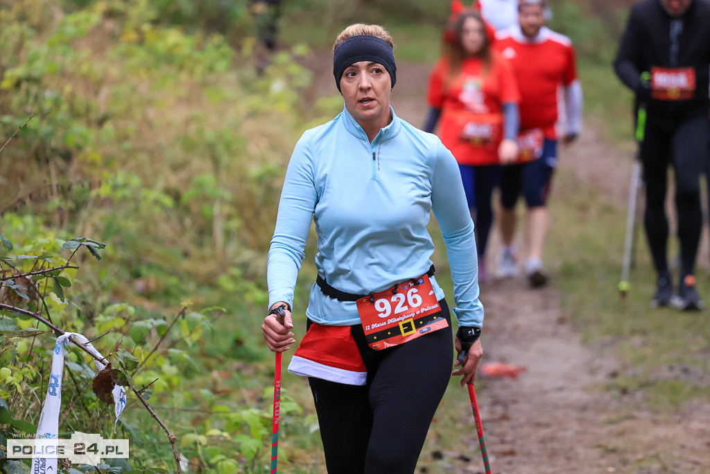 Nordic walking na XIII Biegu Mikołajkowym w Policach