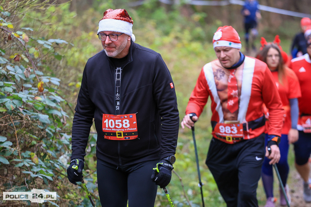 Nordic walking na XIII Biegu Mikołajkowym w Policach