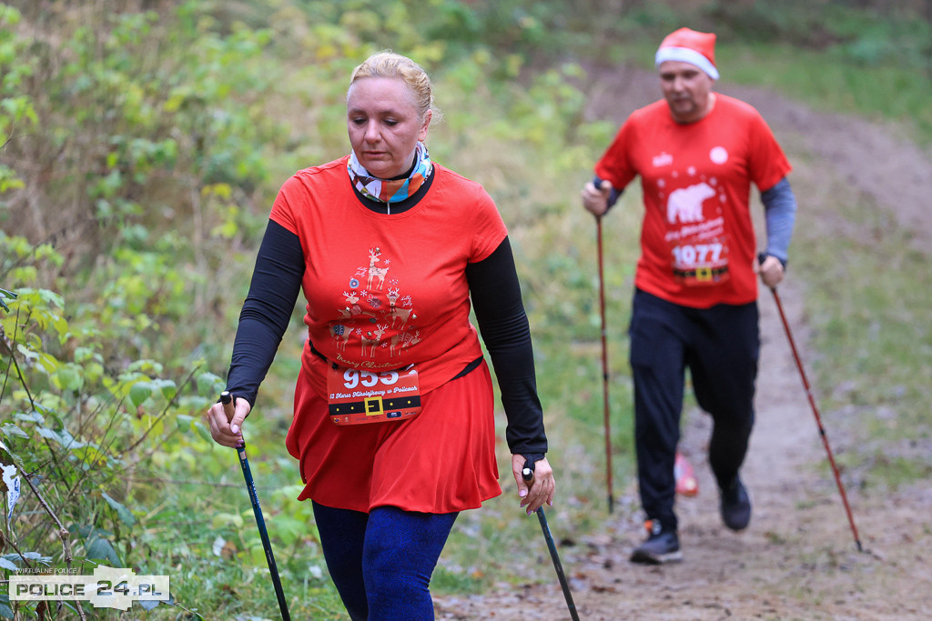 Nordic walking na XIII Biegu Mikołajkowym w Policach