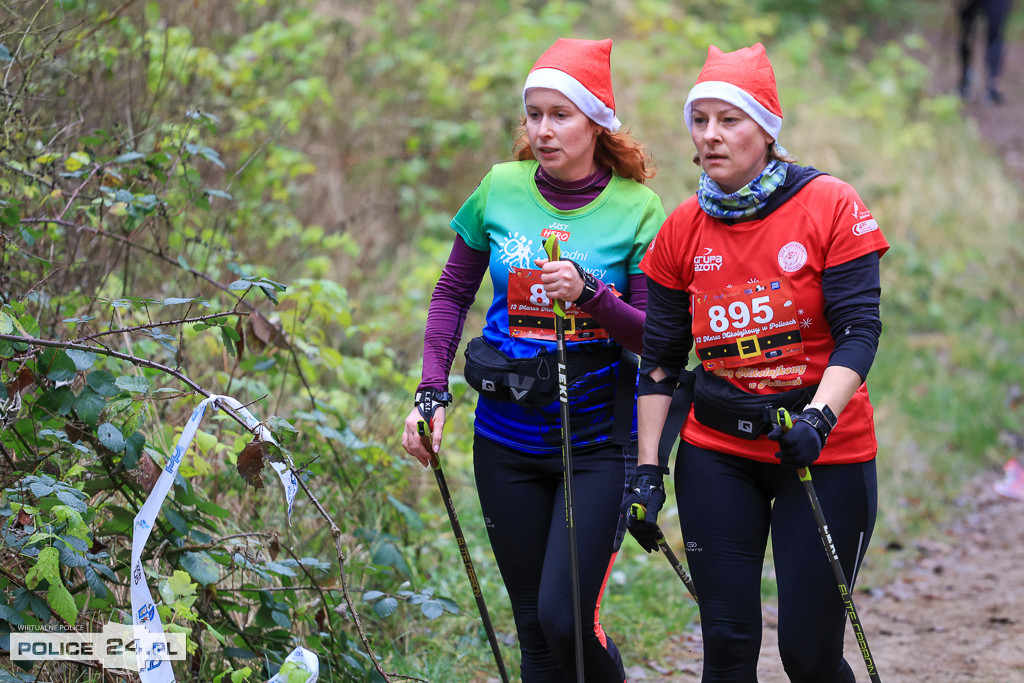 Nordic walking na XIII Biegu Mikołajkowym w Policach