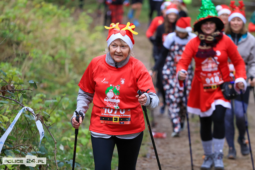 Nordic walking na XIII Biegu Mikołajkowym w Policach