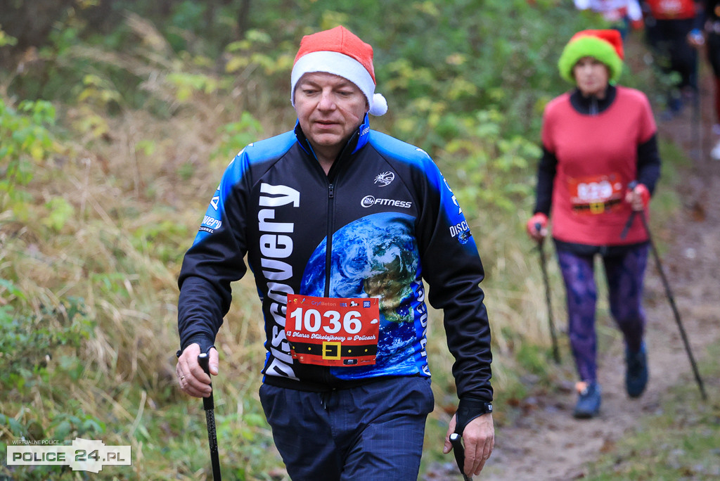 Nordic walking na XIII Biegu Mikołajkowym w Policach