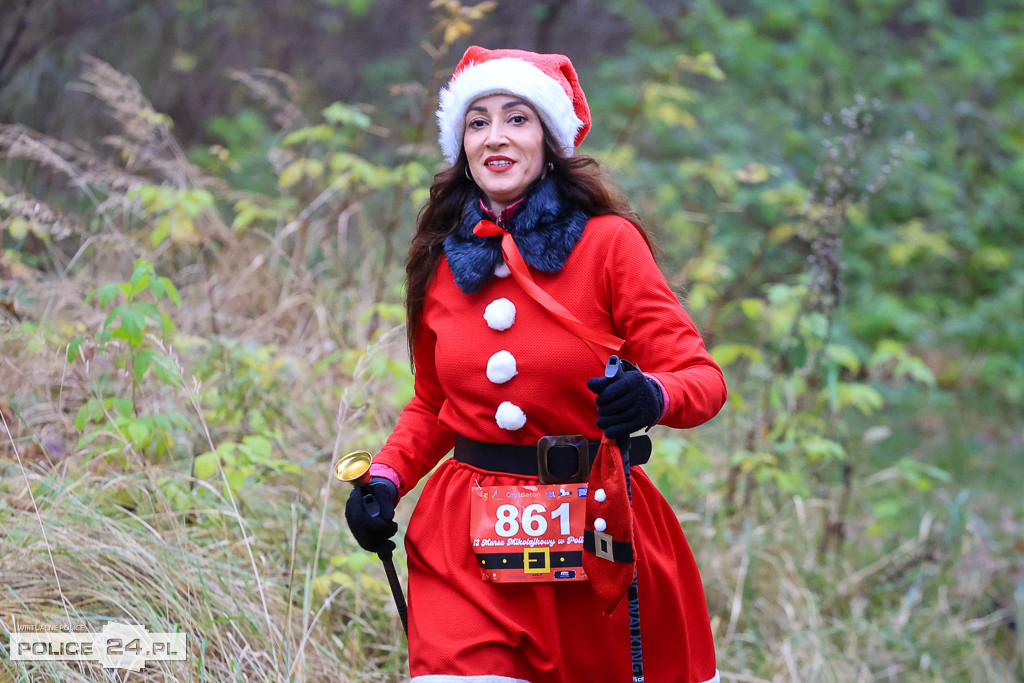 Nordic walking na XIII Biegu Mikołajkowym w Policach