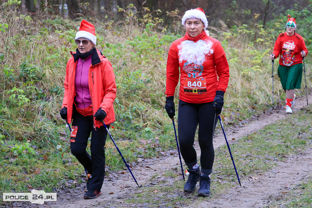 Nordic walking na XIII Biegu Mikołajkowym w Policach