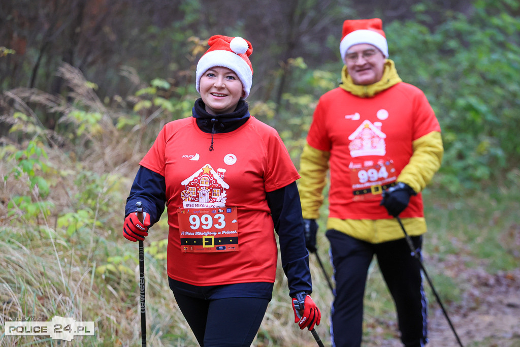 Nordic walking na XIII Biegu Mikołajkowym w Policach