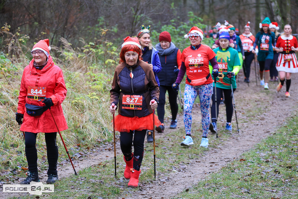 Nordic walking na XIII Biegu Mikołajkowym w Policach