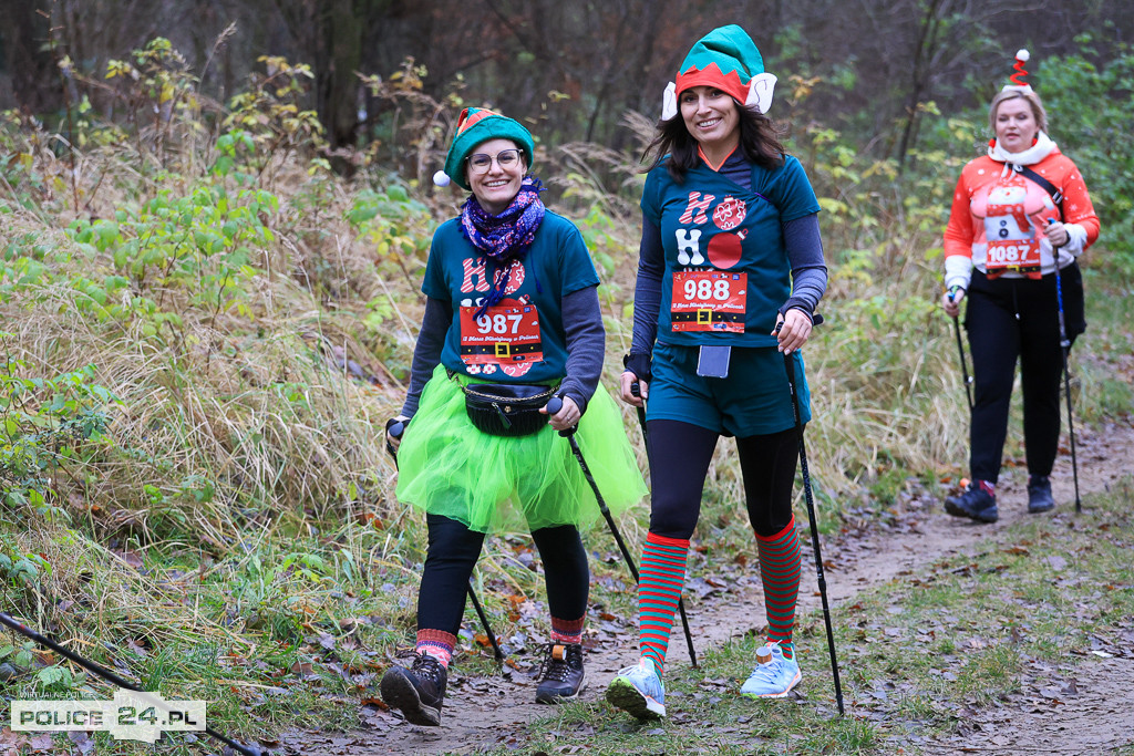Nordic walking na XIII Biegu Mikołajkowym w Policach