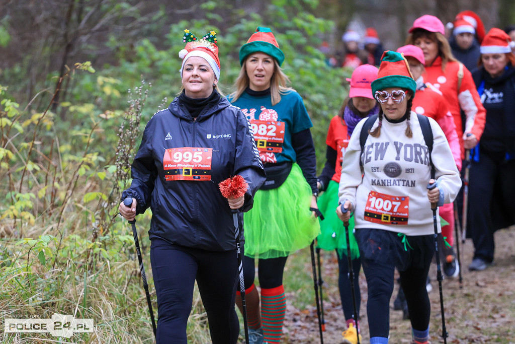 Nordic walking na XIII Biegu Mikołajkowym w Policach