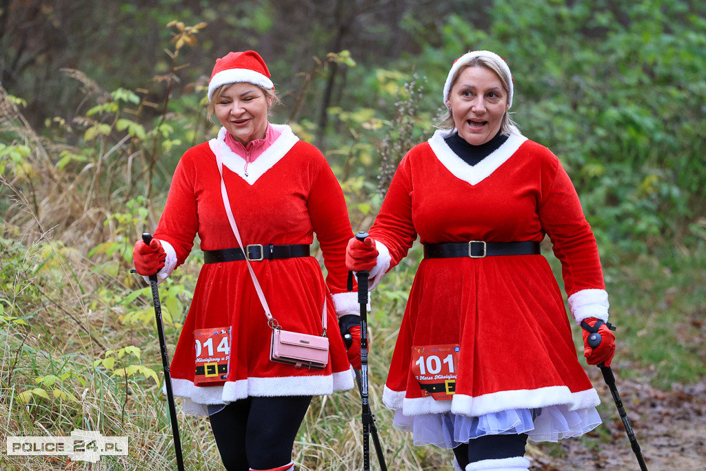 Nordic walking na XIII Biegu Mikołajkowym w Policach
