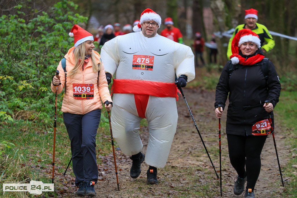 Nordic walking na XIII Biegu Mikołajkowym w Policach