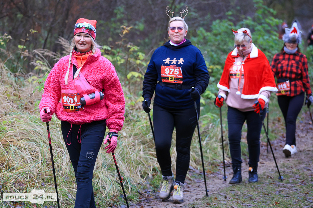 Nordic walking na XIII Biegu Mikołajkowym w Policach
