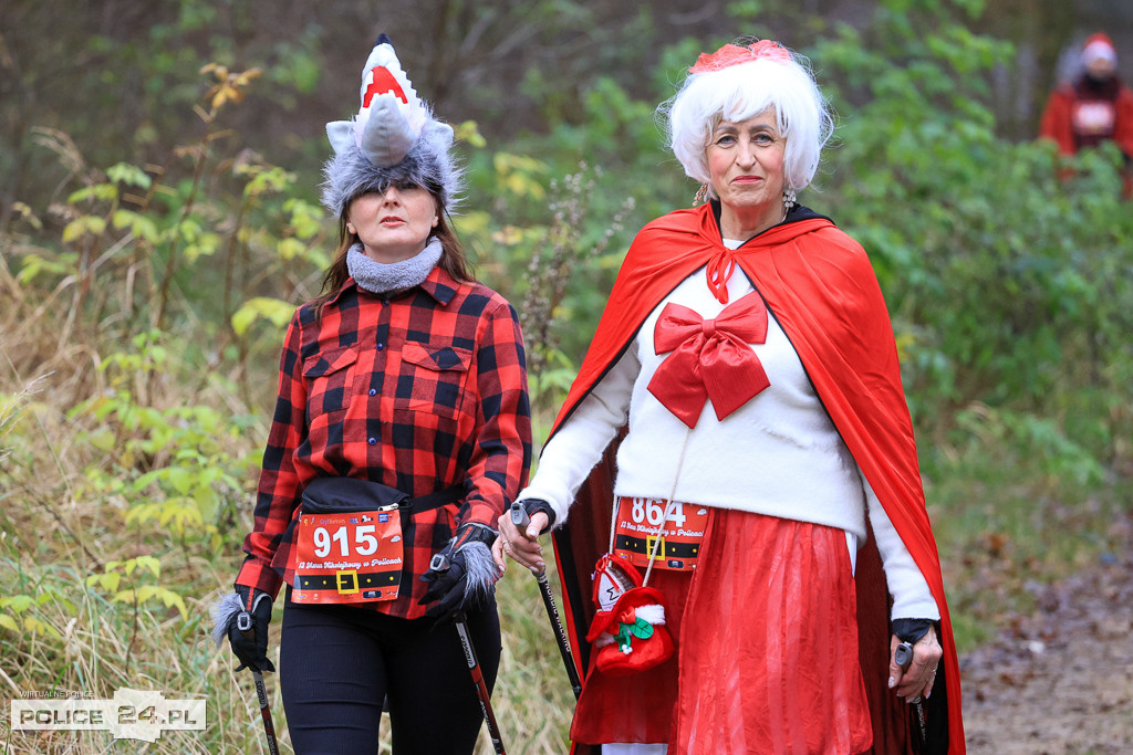 Nordic walking na XIII Biegu Mikołajkowym w Policach