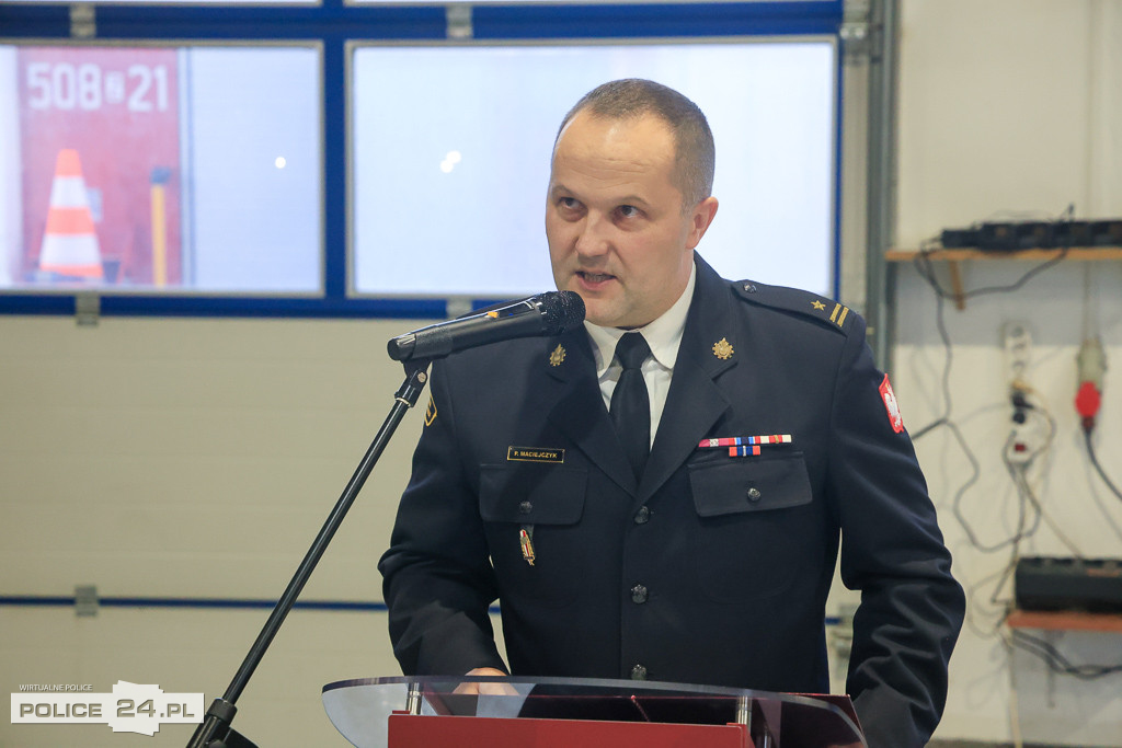 Spotkanie wigilijne u polickich strażaków