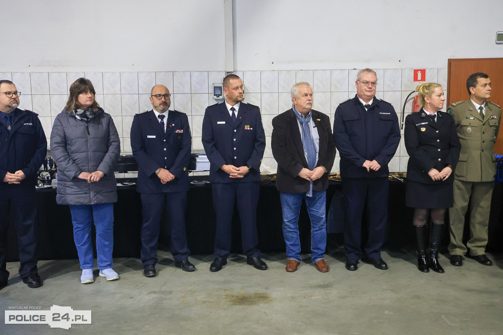 Spotkanie wigilijne u polickich strażaków