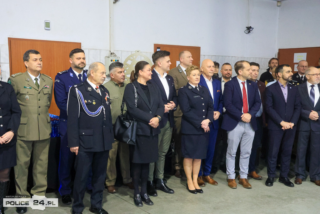 Spotkanie wigilijne u polickich strażaków